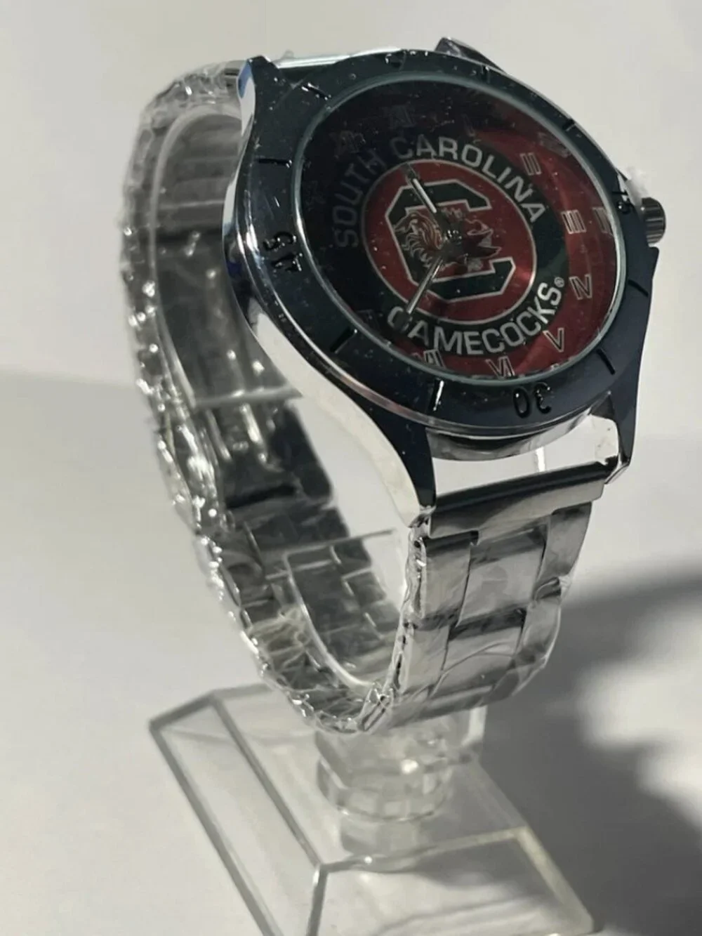 South Carolina Gamecocks NCAA Stainless-Steel Watch NEW
